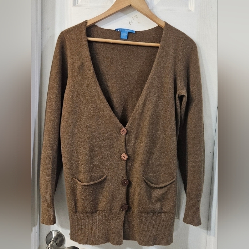 White + Warren Cashemere Sweater Cardigan